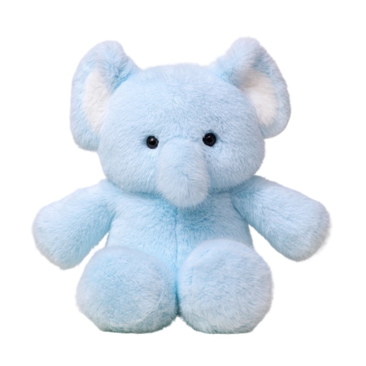 Jucarie de plus, iepure, 32 cm, set de cadou pentru fete, elefant