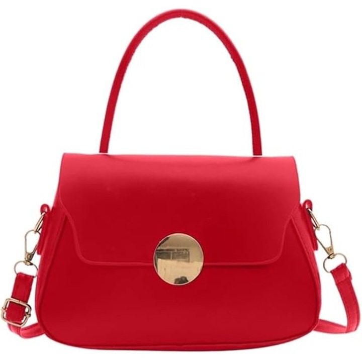 Geanta de umar din PU, cu compartimente multiple, pentru femei