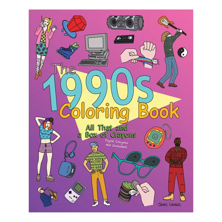 Carte de colorat The 1990s