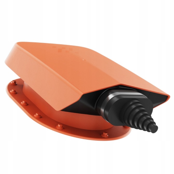 Treceri solare Krono-Plast, pentru acoperisuri plate, culoare caramizie RAL 8004, set complet cu garnitura butilica si suruburi