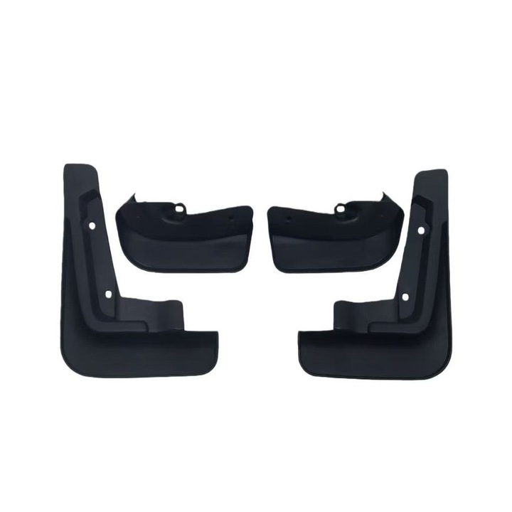 Aparatori noroi set pentru Volkswagen Multivan Caravelle 2008-2025, negru, cu accesorii de instalare