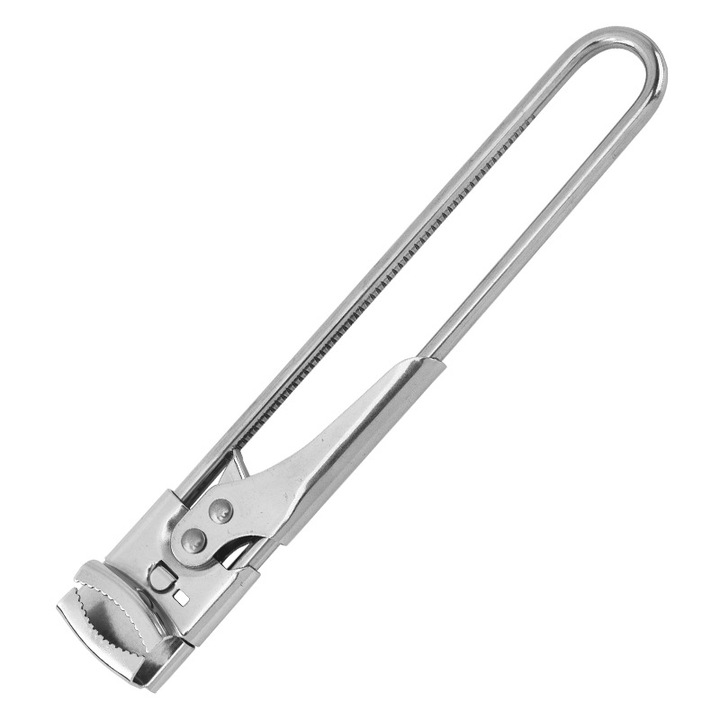 Konzervnyitó készlet, kézi, állítható, csúszásmentes, 19cm
