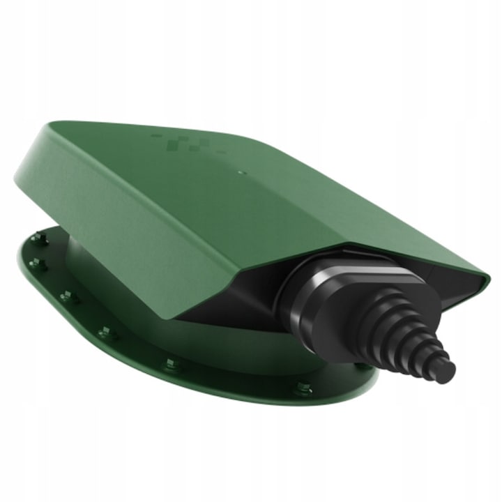 Prajire solara pentru acoperis, Krono-Plast, verde RAL 6020, 11cm, set complet