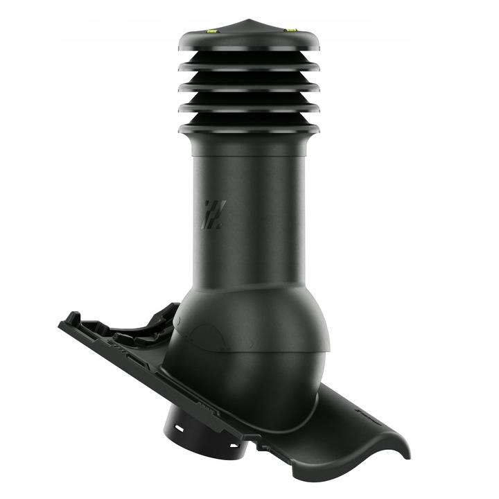 Completare set cominek ventilare HIVENT 150mm, Krono-Plast, pentru tigla ROBEN MILANO ANTRACIT, 480mm x 150mm