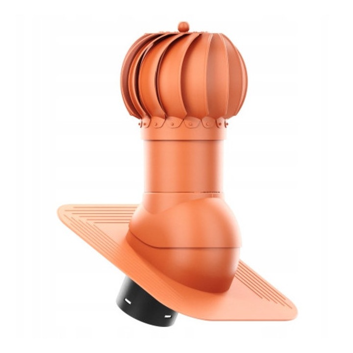 ROTOLINE szellőzőkosár, Krono-Plast, 125mm, narancssárga