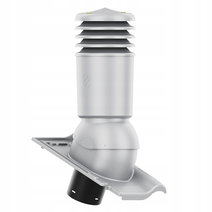 Completare set cominek ventilare HIVENT 125 mm, Krono-Plast, pentru BOGEN INNOVO 12, 480x150mm, polipropilena, cu niveluri