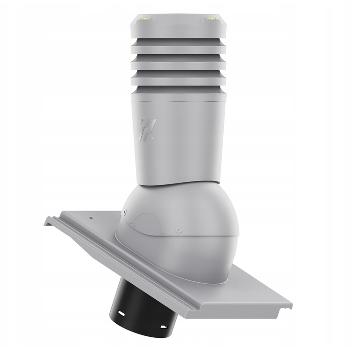 Kominek ventilator ECOLINE Premium, Krono-Plast, 150mm, gri, set complet