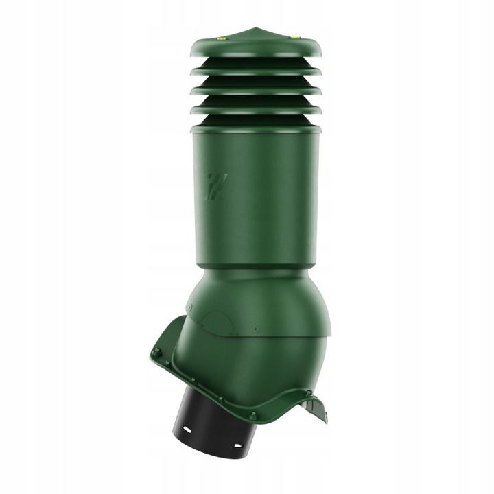 Completare set cominek ventilat HiVent 150mm, Krono-Plast, verde RAL 6020, 480mm, izolat