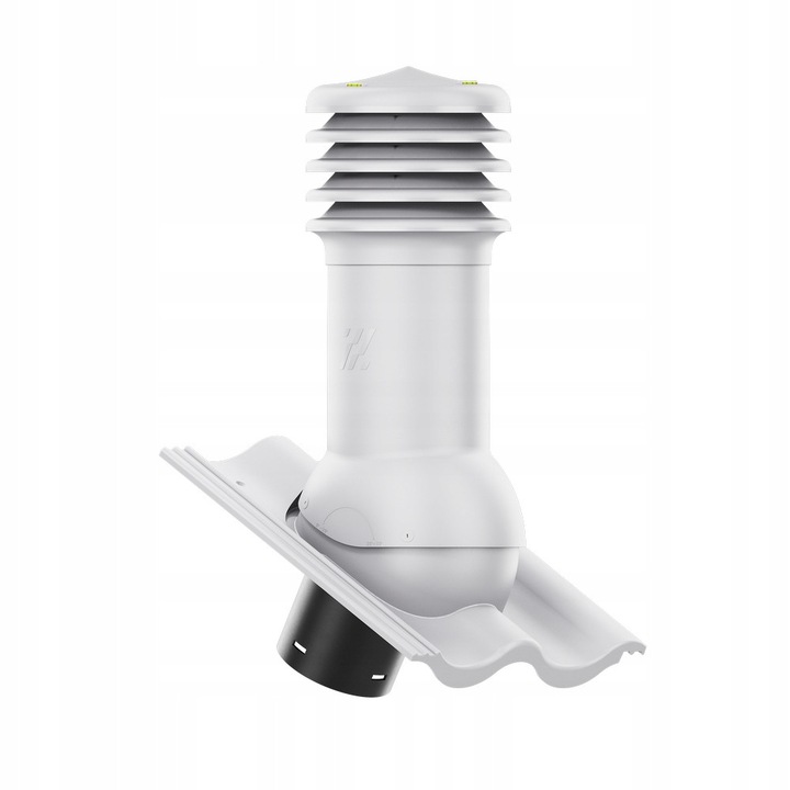 Completare set kominek ventilare HIVENT 150 mm, Krono-Plast, polipropilen, 480 mm, gri