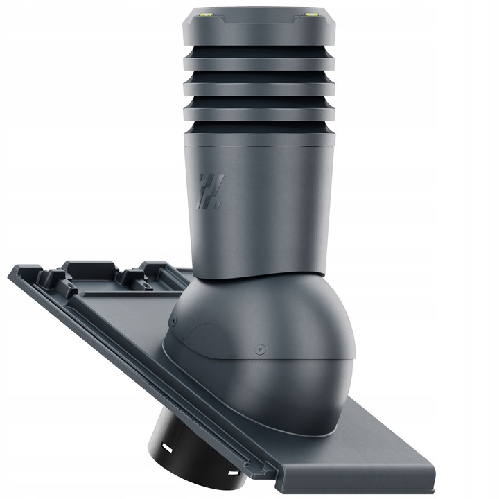 Kominek ventilator ECOLINE Premium, Krono-Plast, fi125, antracit, set complet