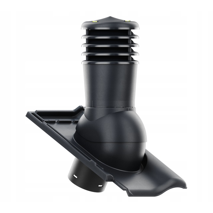 Kominek ventilator SMARTLINE fi150, Krono-Plast, antracit, set complet