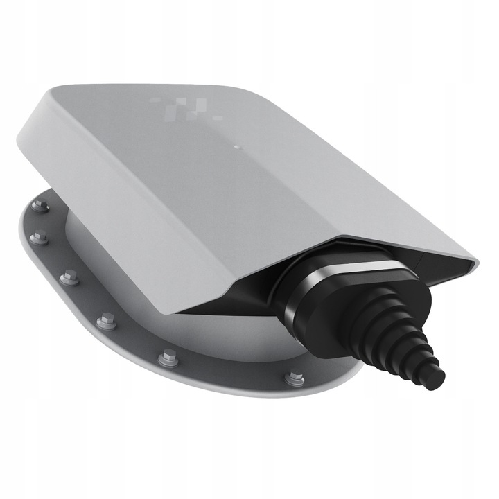 Trecere solara Krono-Plast, argintie 9006, dimensiuni 11cm, set cu garnitura butilica si suruburi