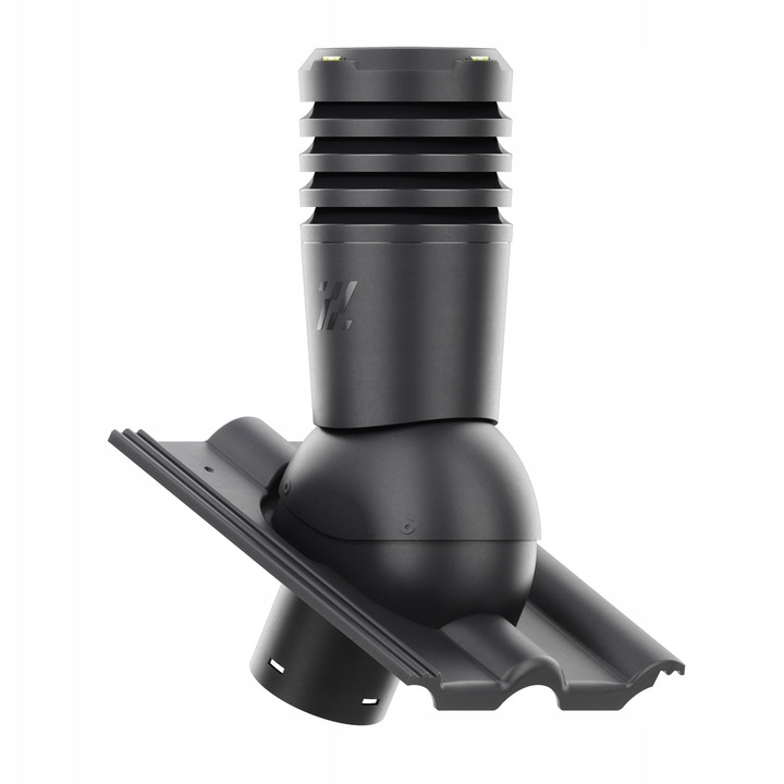 Kominek ventilator ECOLINE PREMIUM, 150 mm, set cu niveluri, baza pentru EURONIT EXTRA, culoare grafit, din polipropilena stabilizata