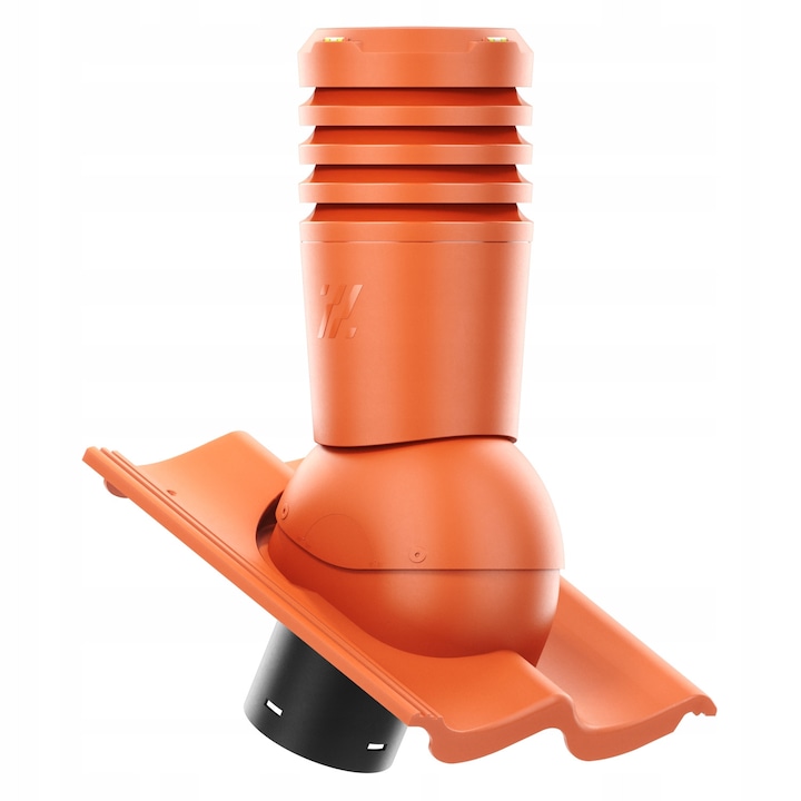 Elemente pentru acoperis, Krono-Plast, Kominek wentylacyjny ECO125, culoare caramida