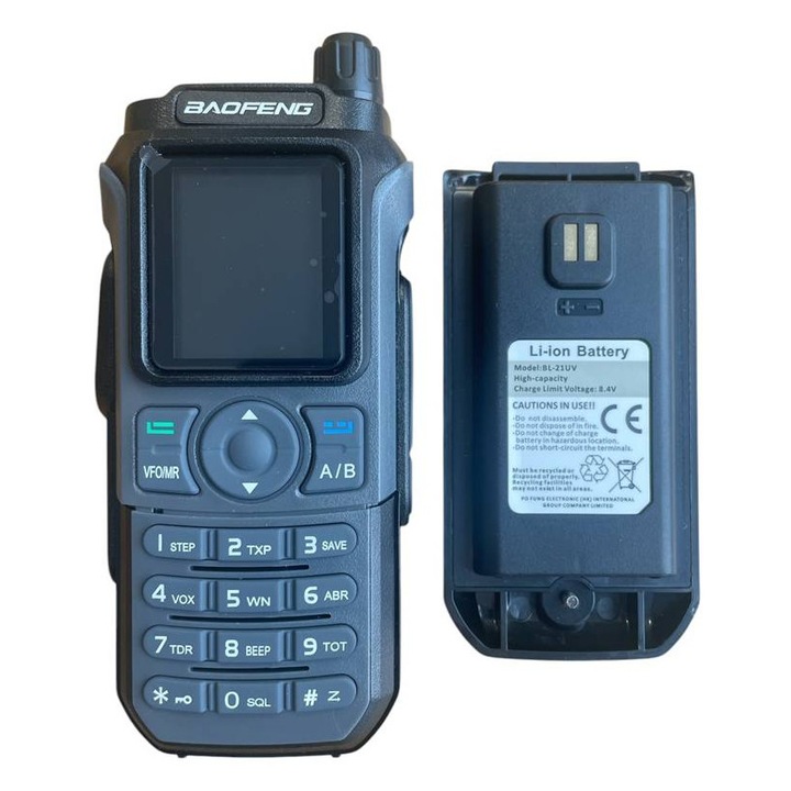 Stație radio BF-21, UV-21, Bandă cu trei frecvențe, Dual-channel, VHF, UHF