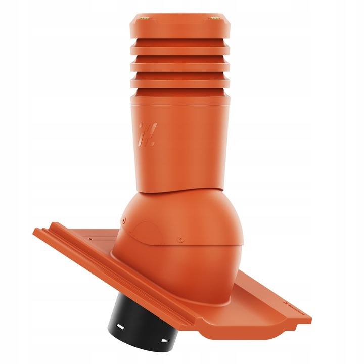 Kominek ventilator ECOLINE PREMIUM, Krono-Plast, 150 mm, rosu, set complet