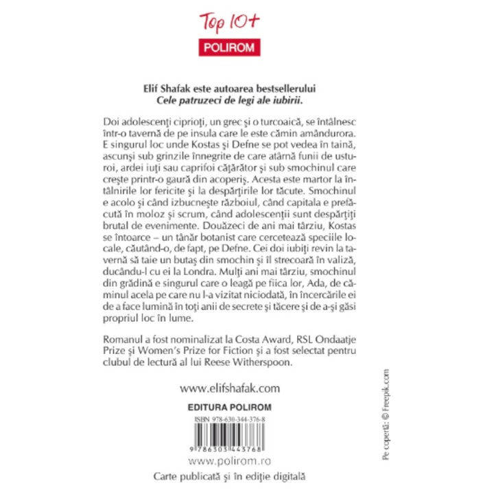 Insula copacilor disparuti - Elif Shafak, editia 2026