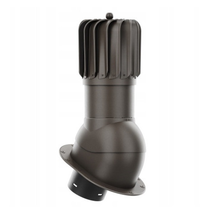 ROTOLINE 125mm ventilátorház, alapzattal és tartozékokkal, RAL 8019