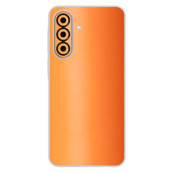 Folie protectoare spate pentru Samsung A57, SILKASE, portocaliu mat, ultra-slim