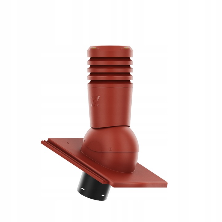 Kominek ventilator ECOLINE PREMIUM, Krono-Plast, 150 mm, ciemnoczerwony, set complet