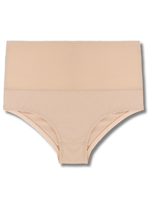 Moraj Maxi bikini alakformáló bugyi, bézs, rugalmas anyag, magas derék, 1 darab