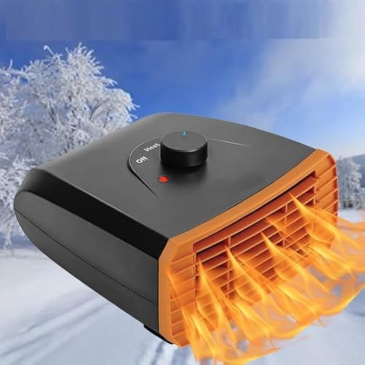 Incalzitor si ventilator auto 150W 12V, functie de dezghetare, pentru iarna si vara