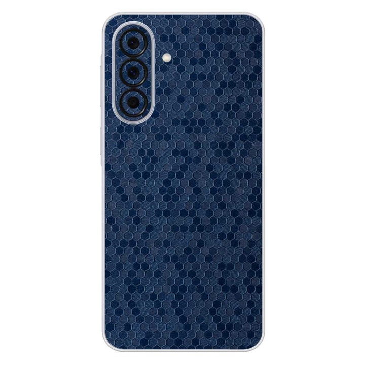 Folie skin SILKASE pentru Samsung A57, albastru hexa, anti-zgarieturi, profil ultra-slim