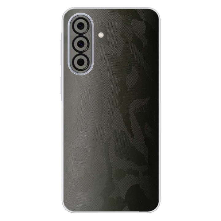 Folie skin pentru Samsung A57, SILKASE, verde camuflaj, material vinil