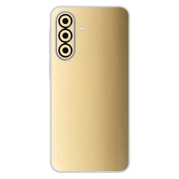 Folie skin SILKASE pentru Samsung A57, bej lucios, protectie spate, ultra-slim