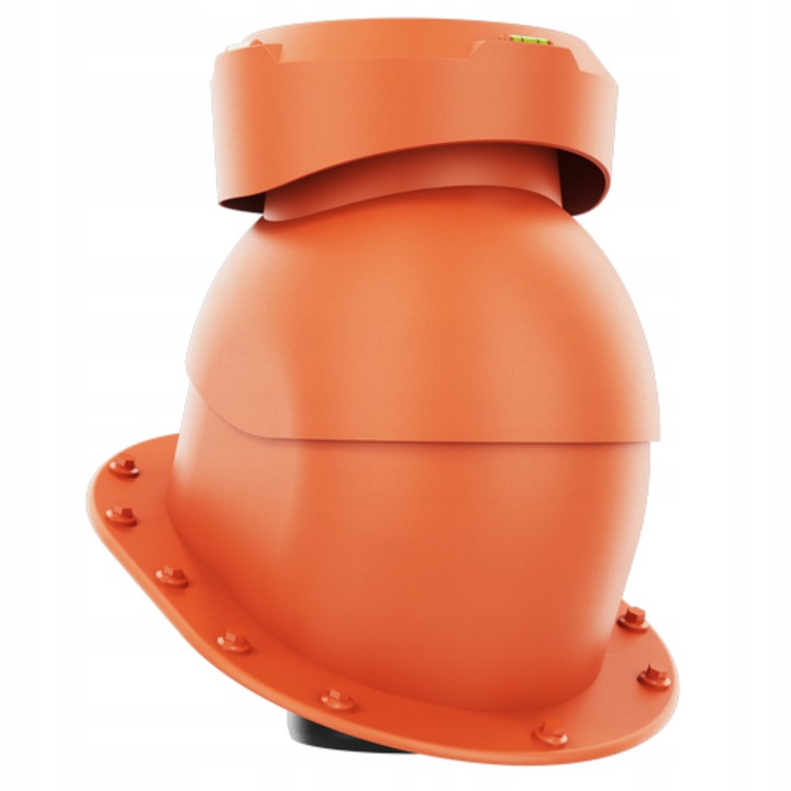 Cos ventilatie canalizare fi110, Krono-Plast, culoare caramiziu RAL 8004