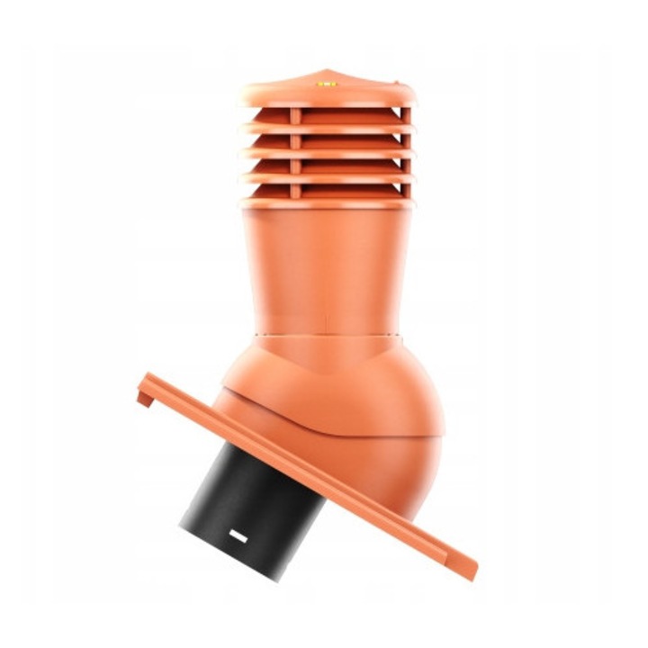 Elemente pentru acoperis, Krono-Plast, Kominek wentylacyjny Smart, fi150, rosu