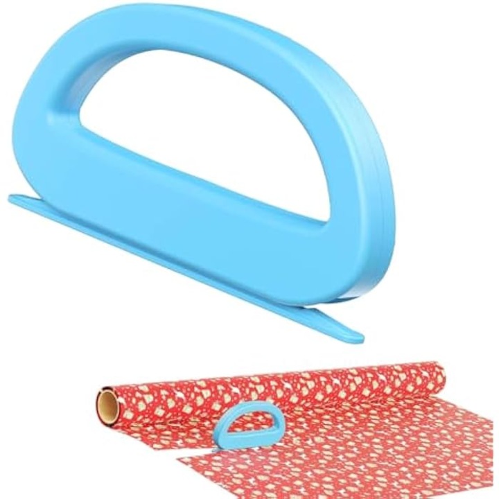 Foarfeca pentru hartie de cadou, cutter mini, taiere usoara, multicolor