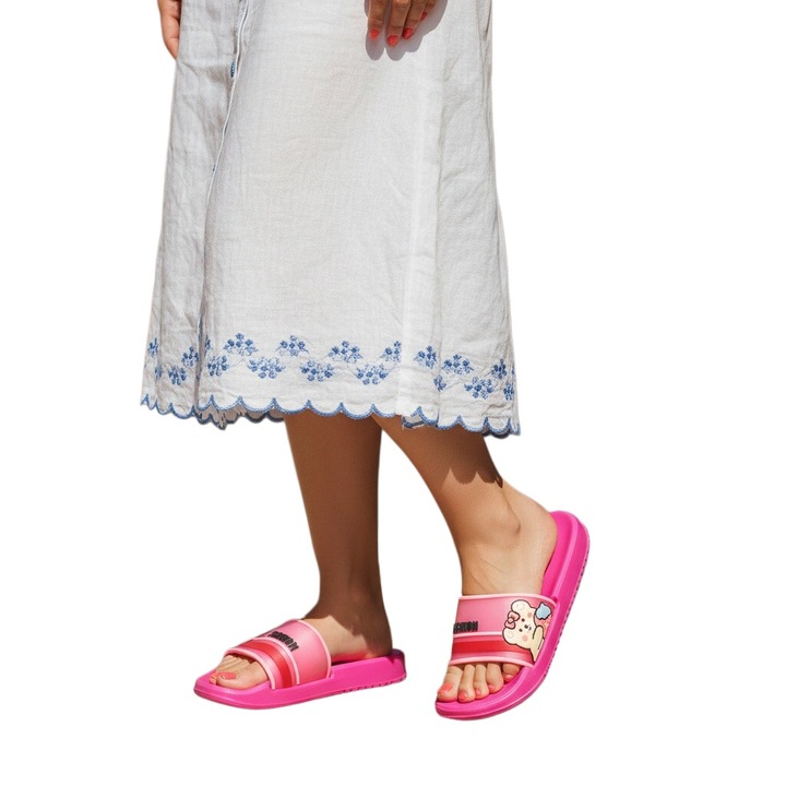 Papuci veseli H738fucsia 124513, Fucsia, 38