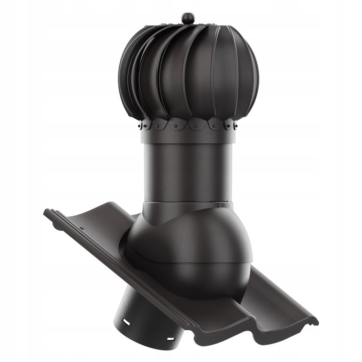 KRONO-PLAST forgó szellőzőkosár, gömb alakú, 125 mm, komplett készlet, méretek: 420x334mm