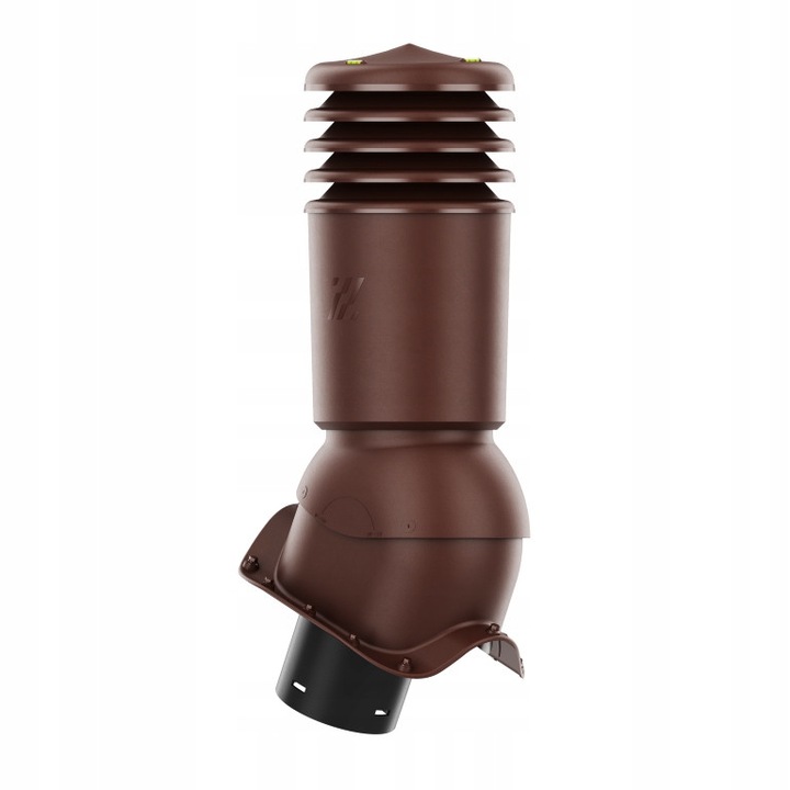 Completare set cominek ventilat HiVent 125 mm, Krono-Plast, culoare: brown RAL 8017, dimensiuni: 125x480mm