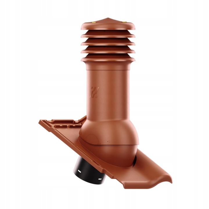 Completare set kominek ventilare HIVENT 150 mm, Krono-Plast, pentru tigla Alegra 9, 480 mm, polipropilena, rezistent la UV