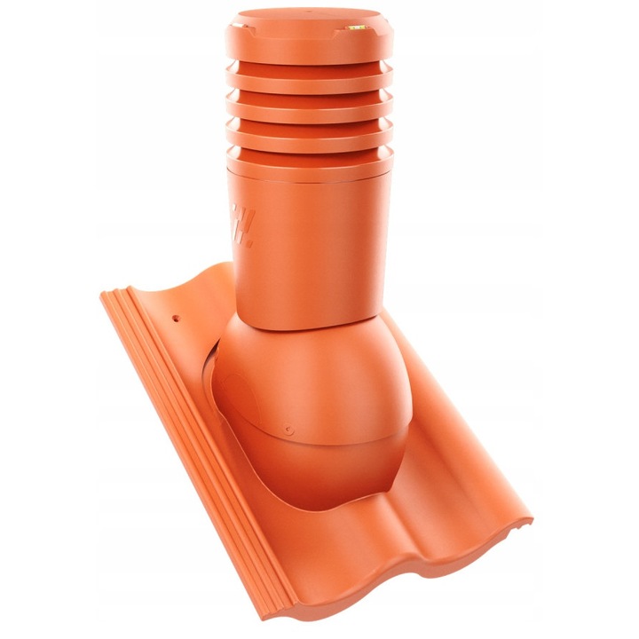 Kominek Ventilatie EcoLine, Krono-Plast, Ceglast, DN125mm, Set complet