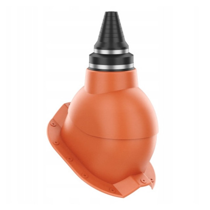 Trecere antena, etansa pentru acoperis TRAPEZ T35 CARAMIDA 8004
