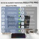 Безжична механична геймърска клавиатура, AULA F75 PRO, 3 режима (Bluetooth/2.4G/Кабел), Hot-Swap, RGB, Anti-Ghosting, Компактна 75%, 4000mAh батерия, 266ч автономност, LEOBOG Reaper, Сив градиент