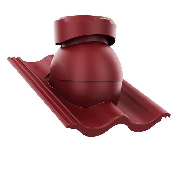 Kominek ventilator canalizare fi110 Krono-Plast, SLIWKOWY, 420x330mm, set complet cu niveluri