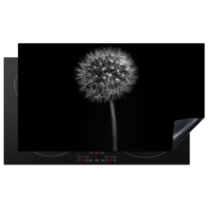 Protectie pentru plita inductie, Protectie aragaz, Acoperitor plita, Antizgarieturi, Decor bucatarie Gri 91.6x52.7 cm