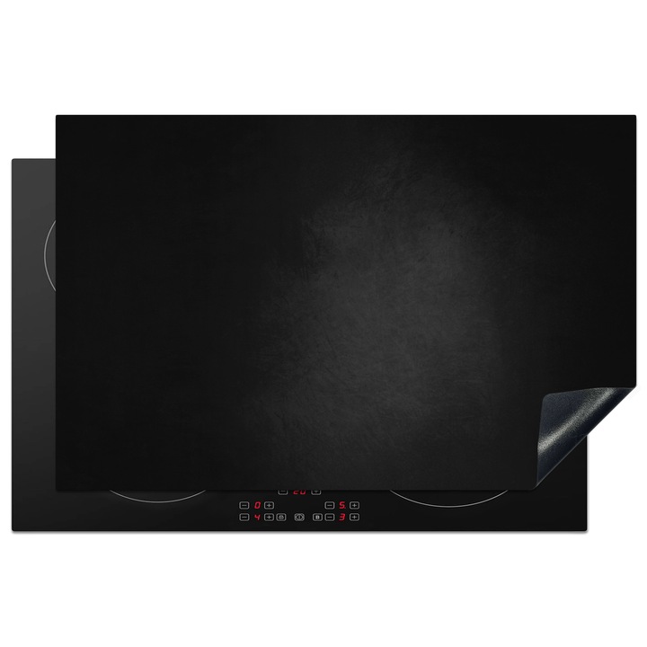 Protectie pentru plita inductie, Protectie aragaz, Acoperitor plita, Antizgarieturi, Decor bucatarie Gri grafit 81.2x52 cm