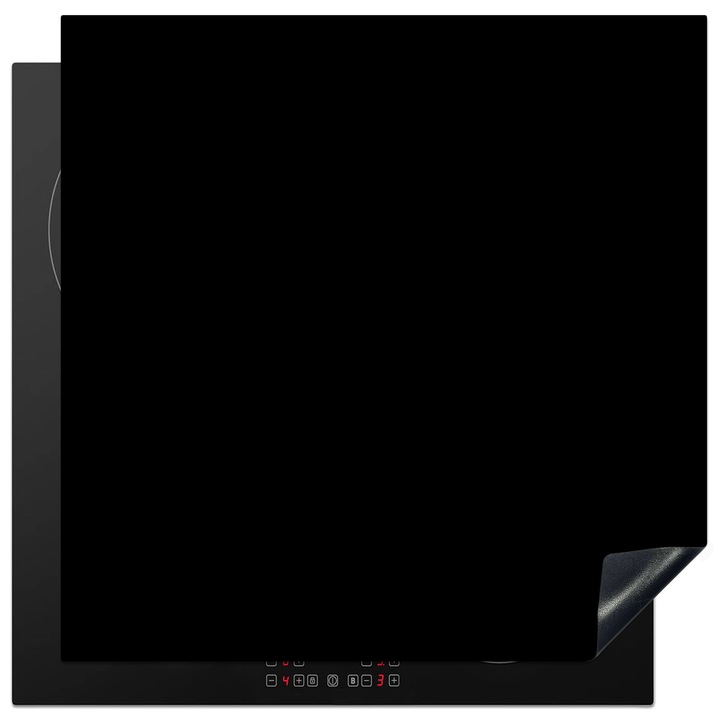 Защита за индукционен плот, Защита за готварска печка, Покритие за плот, Против надраскване, Декор за кухня Черен 78x78 см