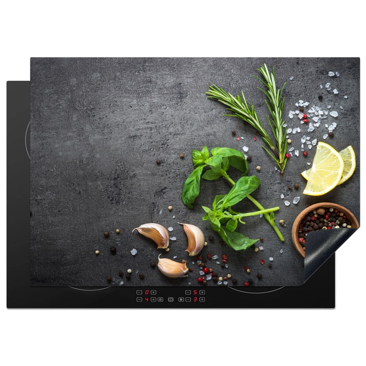Защита за индукционен плот, Защита за готварска печка, Покритие за плот, Против надраскване, Декор за кухня Зелен 75x52 см