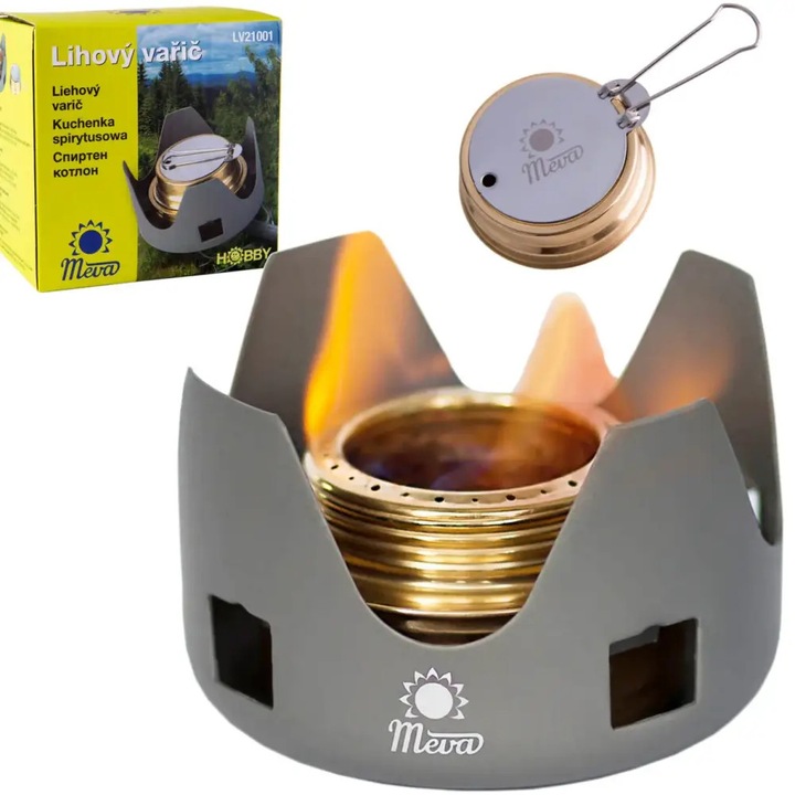 Arzator cu alcool de camping MEVA