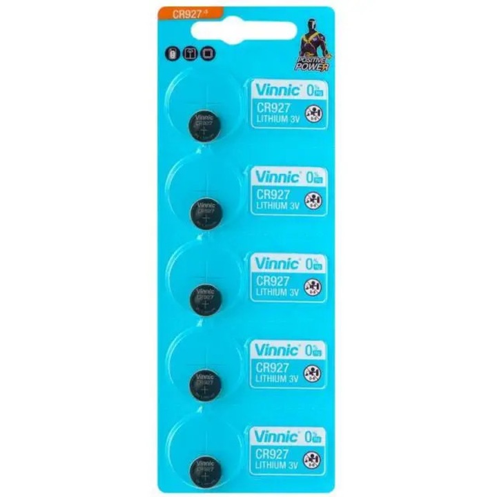 Baterie buton Vinnic CR927 3V blister 5 buc