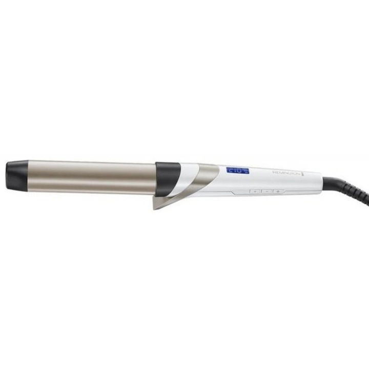 Ondulator de par Remington Hydraluxe CI89H1, bigudiu electric, diametru 32 mm, alb/auriu