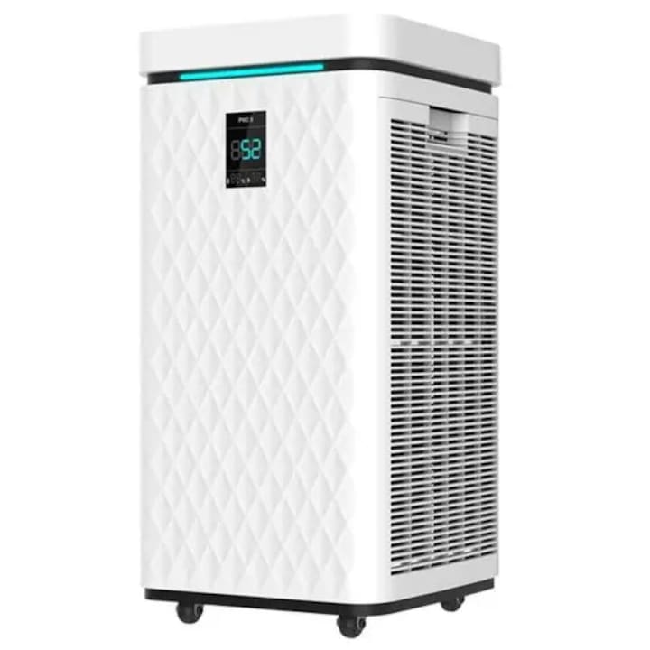 Purificator de aer, Sharp UA-KIN52E-W, 2 in 1, 306m3/h, alb, 38m2