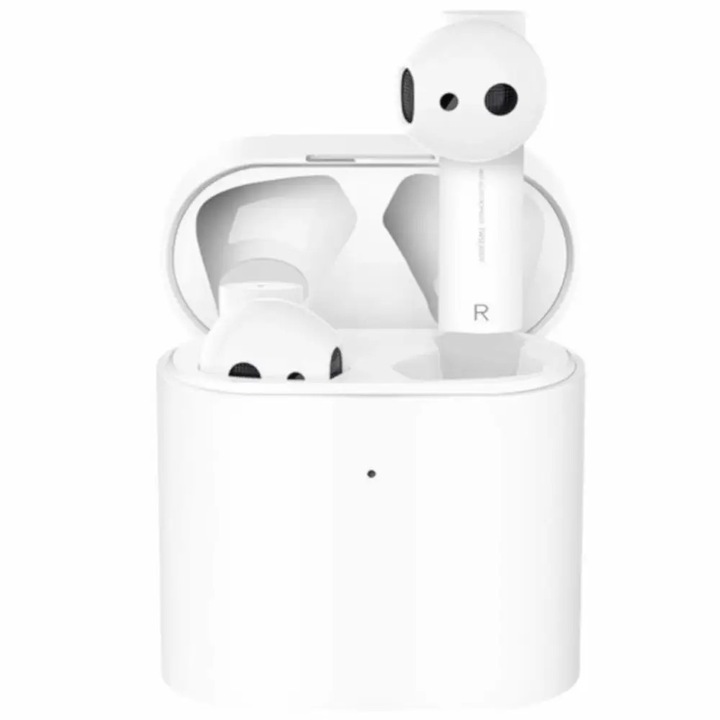 Casti wireless Xiaomi Earphones 2, TWS Bluetooth 5.0, cu cutie de incarcare, alb, 1 set