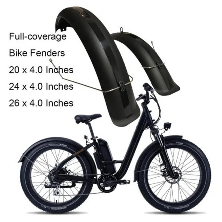 Aparatori bicicleta 20x4.0 20x5.0 pentru E-bike 20inch, multicolor, set